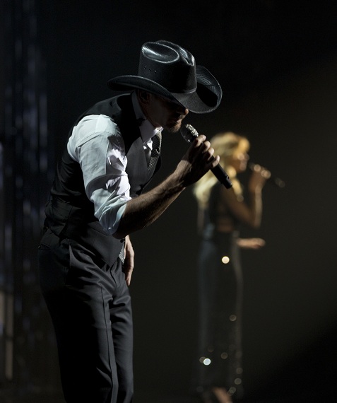 Tim McGraw & Faith Hill performs opening weekend at Soul2Soul at The Venetian Las Vegas